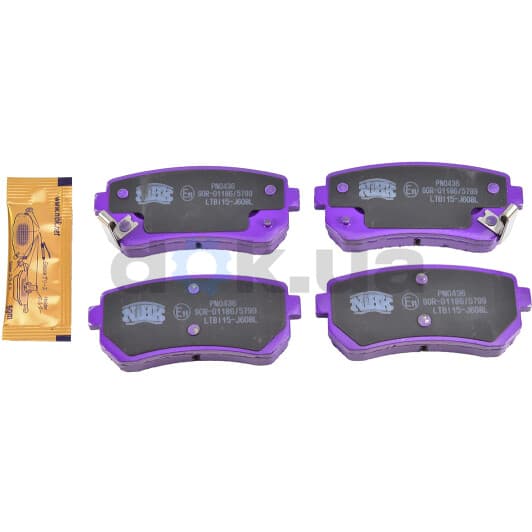 PN0436 NiBK Тормозные колодки