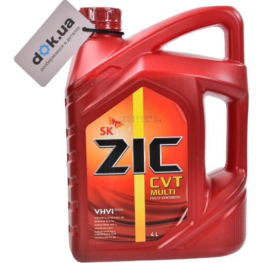 ZIC CVT Multi (4 л) трансмиссионное масло