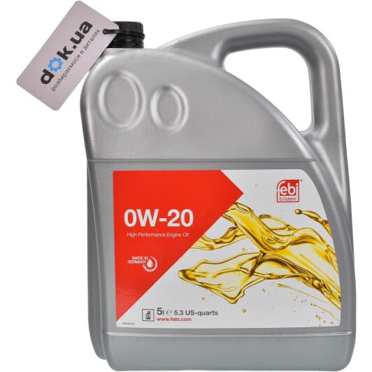 Febi 0W-20 (5 л) моторна олива