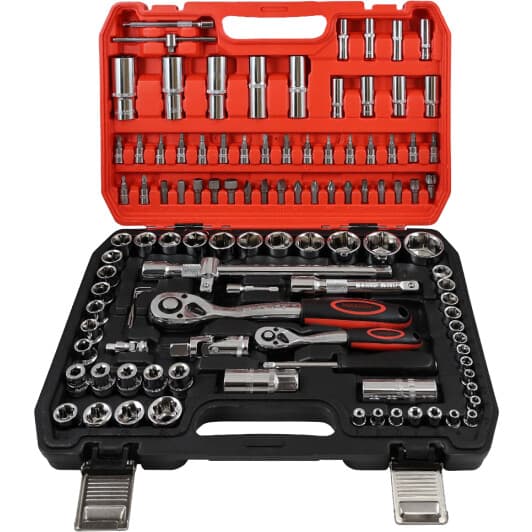 Набор торцевых головок и комплектующих Maxion MXTL-PC108 1/2", 1/4" (108 пр.)