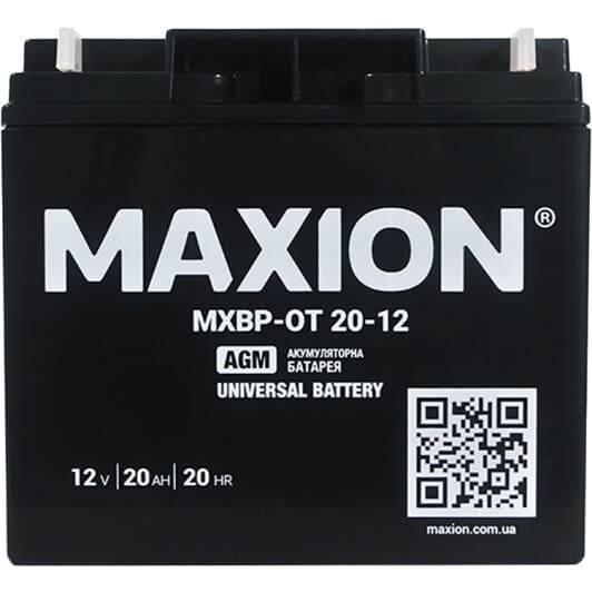 Аккумулятор для ИБП Maxion MXBP-OT20-12 MXBPOT2012 20 Ач 12 В