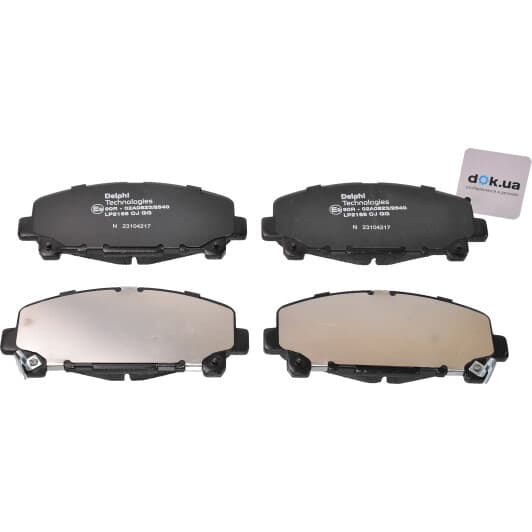 LP2166 Delphi Тормозные колодки