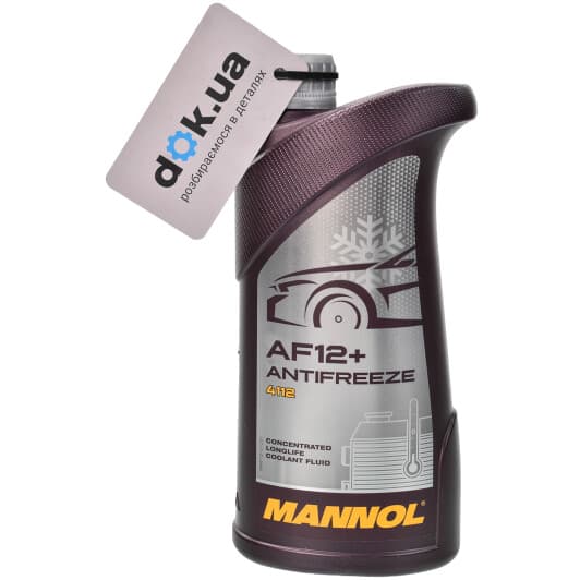 Mannol AF12+ Longlife G12+ красный концентрат антифриза