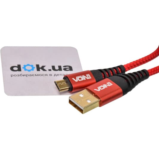 Кабель Voin CC-4202MRD USB - Micro USB 2 м