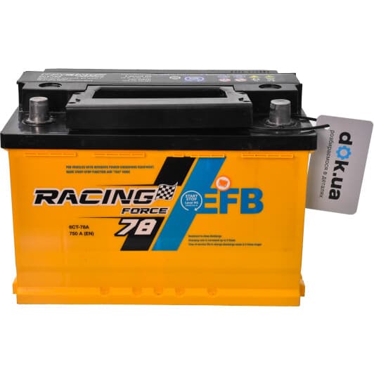 Аккумулятор RACING FORCE 6 CT-78-R Premium AKBLU11731
