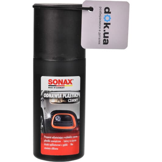 Кольоровий поліроль для кузова Sonax Kunststoff Neu Schwarz чорний