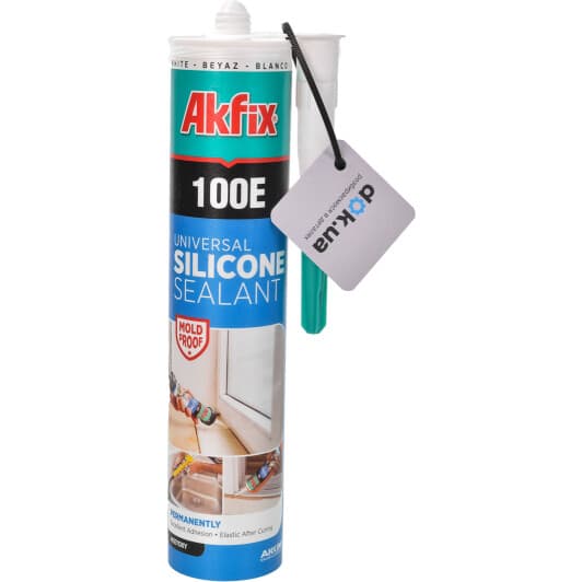 Akfix 100Е герметик белый (325 г)