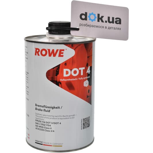 Тормозная жидкость Rowe Brake Fluid DOT 4