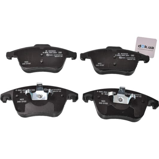 0 986 494 324 Bosch Гальмівні колодки