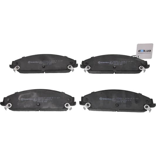 P 11 017 Brembo Гальмівні колодки
