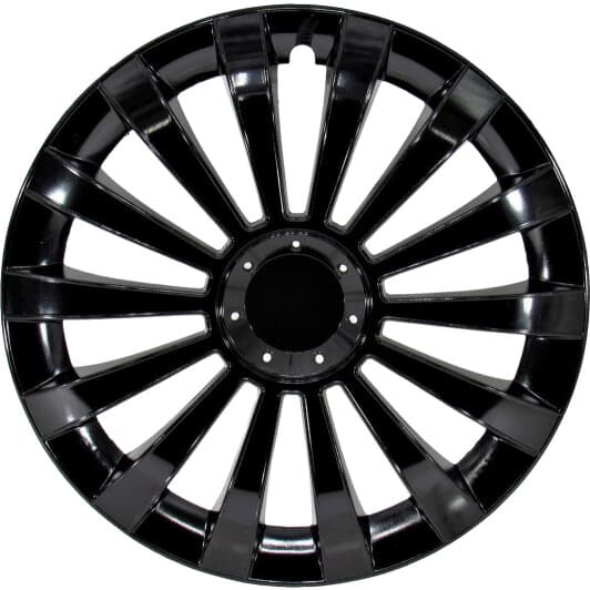 Комплект ковпаків на колеса JESTIC колір чорний з хромованим оздобленням