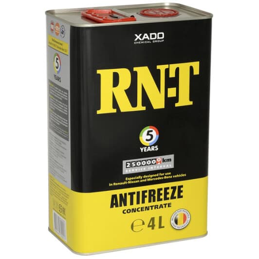 Xado RN-T жовтий 4 л (XA50314) концентрат антифризу
