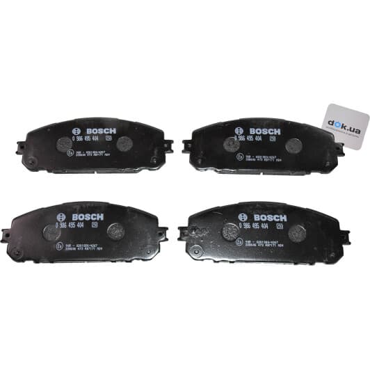 0986495404 Bosch Тормозные колодки для Jeep Cherokee