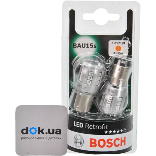 Автолампа Bosch Retrofit LED PY21W BAU15s 1 W 1987301520