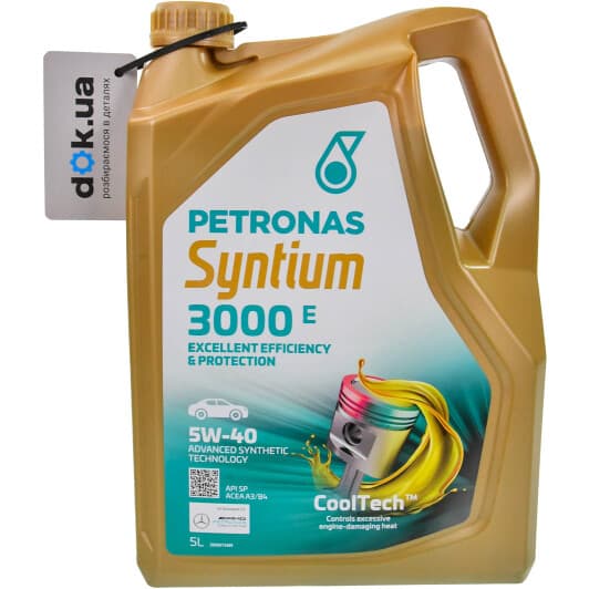 Petronas Syntium 3000 E 5W-40 (5 л) моторна олива