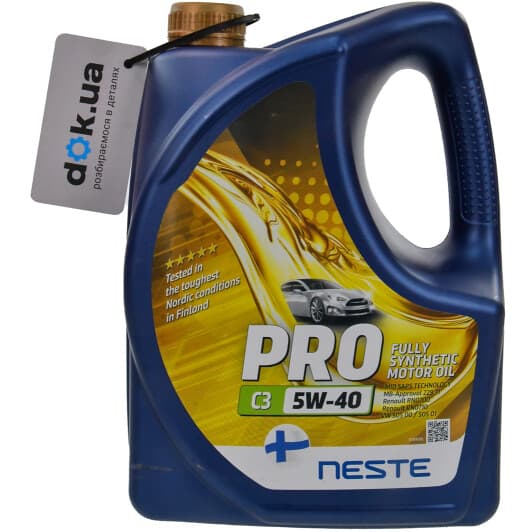 Neste Pro С3 5W-40 (4 л) моторное масло