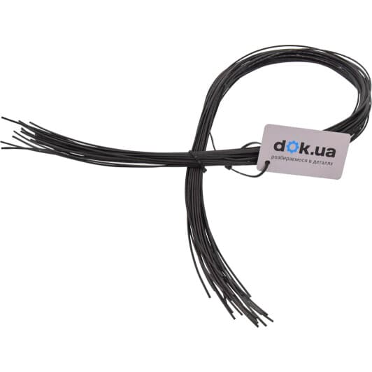 Термоусадка Apro ZRG-1B 1.0/0.5 мм цвет черный 1 м 30 шт