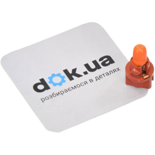 Автолампа Mitsubishi T5 в пластиковом патроне 1,12 W красная mn134601