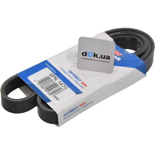 6 PK 1470 Optibelt Поліклиновий ремінь