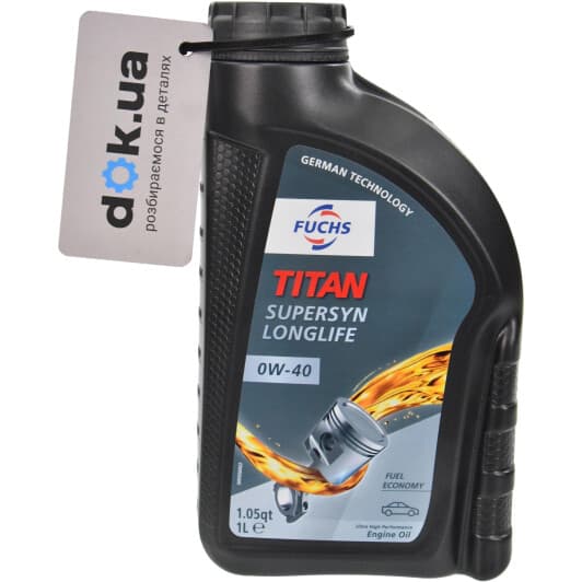 Fuchs Titan Supersyn Long Life 0W-40 (1 л) моторное масло