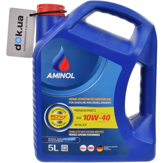 Aminol Premium PMG3 10W-40 (5 л) моторное масло