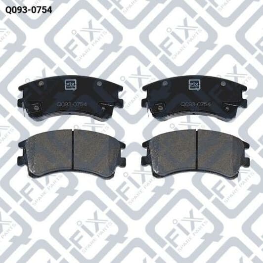Q0930754 Q-Fix Тормозные колодки для Mazda 6