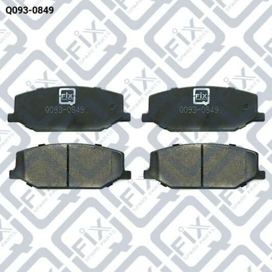 Q0930849 Q-Fix Тормозные колодки