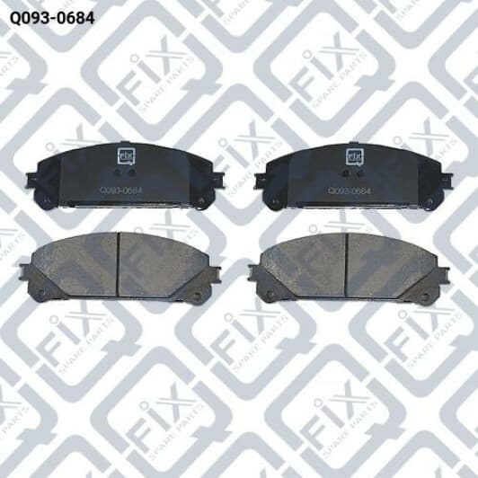 Q0930684 Q-Fix Тормозные колодки для Subaru Impreza