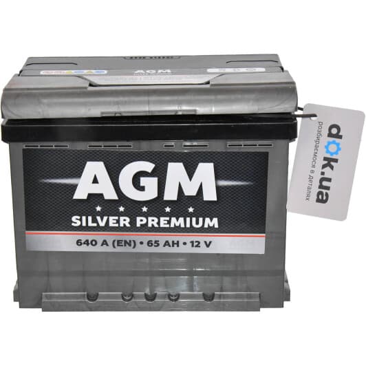Акумулятор AGM 6 CT-65-R Silver Premium AKBLU1053
