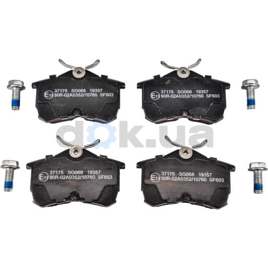37175 A.B.S. Тормозные колодки для Honda Accord