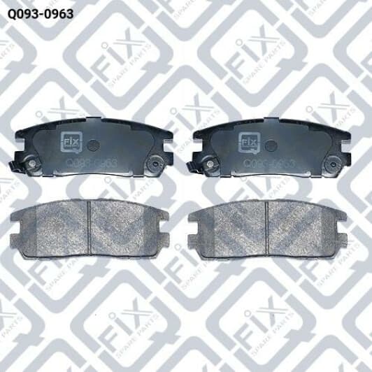 Q0930963 Q-Fix Тормозные колодки