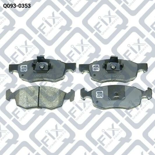 Q0930353 Q-Fix Гальмівні колодки для Fiat Doblo