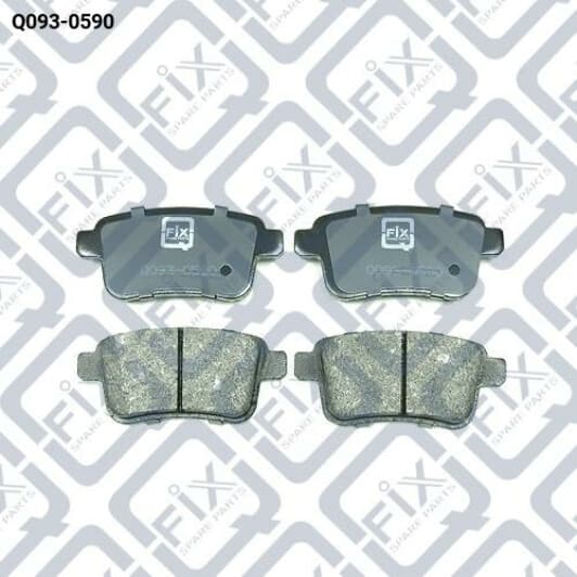 Q0930590 Q-Fix Гальмівні колодки для Renault Kangoo