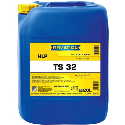 Жидкость ГУР Ravenol HLP TS 32 минеральное