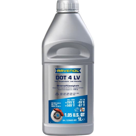 Гальмівна рідина Ravenol LV DOT 4