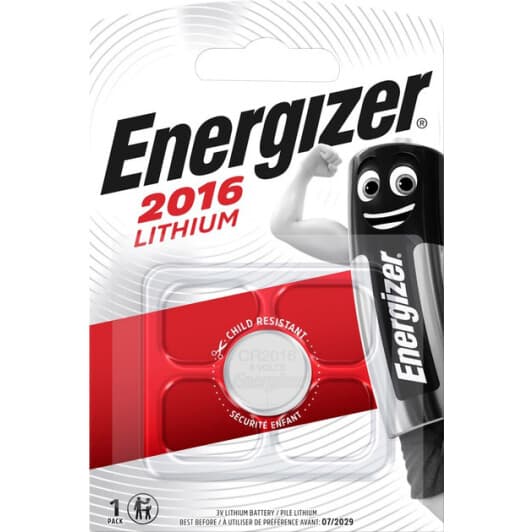 Батарейка Energizer 6645067 CR2016 3 V 1 шт