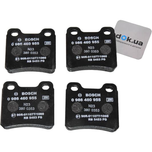 0 986 460 955 Bosch Тормозные колодки