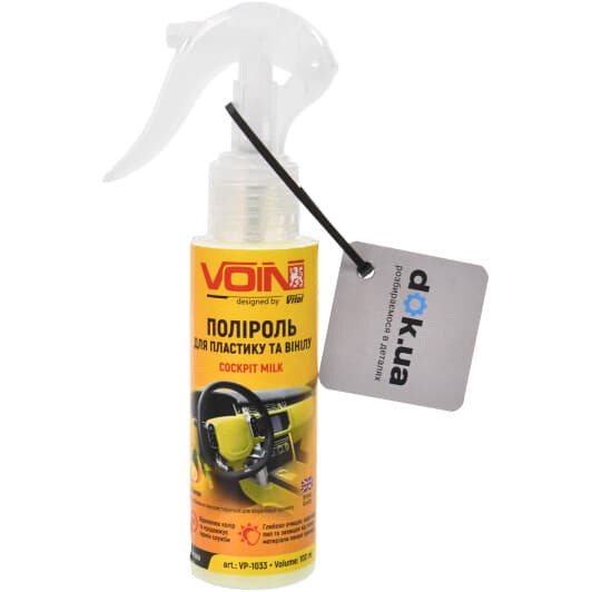 Полироль для салона Voin Cockpit Milk Матовая лимон 100 мл
