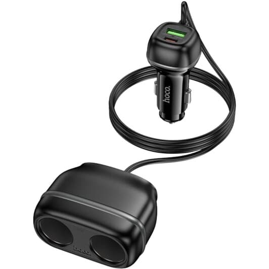 Разветвитель прикуривателя с USB Hoco Z59 Rank 6942007641500