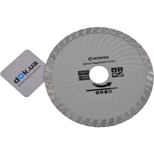 Круг отрезной Intertool Turbo CT-2002 125 мм