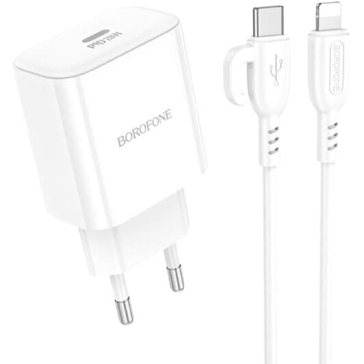 Сетевое зарядное устройство Borofone BA81A BA81ACLW 20 Вт