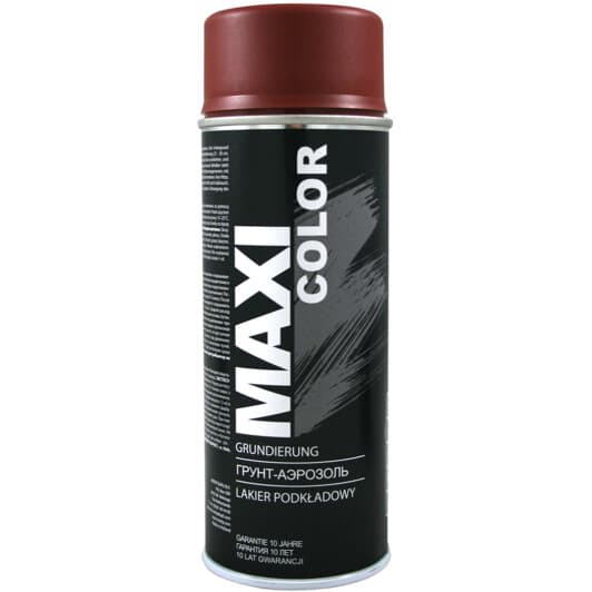 Ґрунт аерозольний акриловий Maxi Color червоний