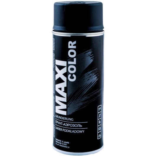 Ґрунт аерозольний акриловий Maxi Color чорний