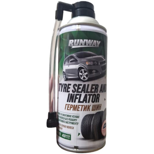 Герметик-антипрокол Runway Tyre Sealer and Inflato