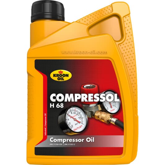 Масло компрессорное Kroon Oil Compressol H 68 (1 л)