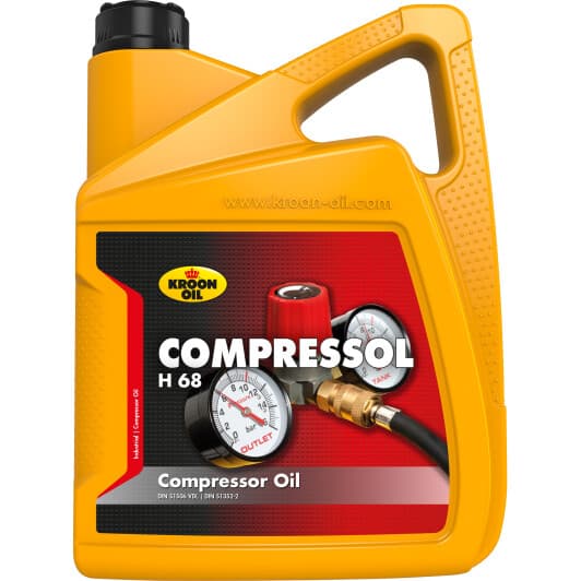 Масло компрессорное Kroon Oil Compressol H 68 (5 л)
