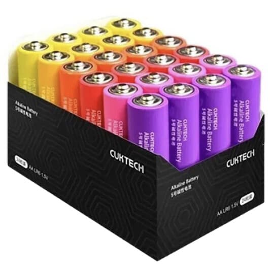 Батарейка Xiaomi Cuktech Rainbow CUKAAB08CNCM AA (пальчикова) 1,5 V 24 шт