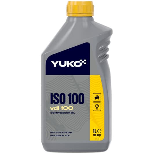 Масло компрессорное Yuko VDL 100 (ISO 100) (1 л)