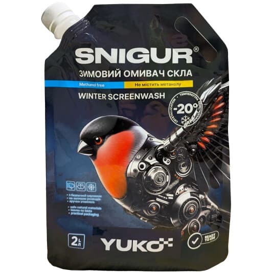 Омыватель стекла Yuko Snigur зимний -20°С (2 л)