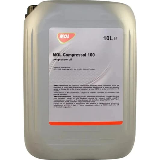 Масло компрессорное MOL Compressol 100 (10 л)